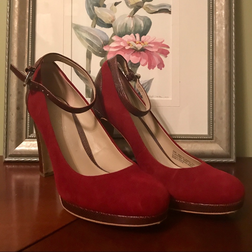 Franco Sarto Red Platform Heel